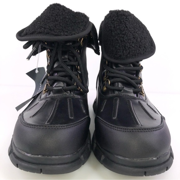 Tommy Hilfiger Men's Idan Black Multi Lace Up Boot 8.5M - Picture 5 of 10